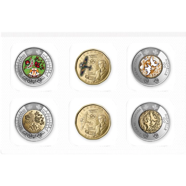 Zestaw Canada: Annual Collection Book with Special Edition 7 monet 2023