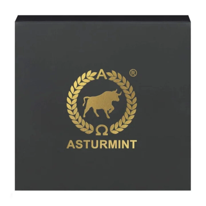 Sztabka Asturmint: Poker Cards - The Joker kolorowany 2 uncje Srebra 2024 Antique Finish