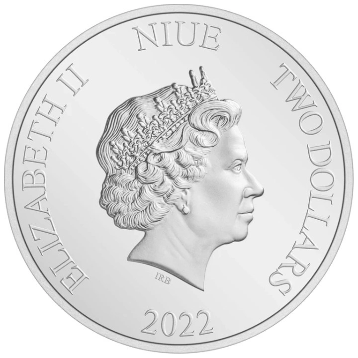 Niue: The Lord of the Rings - Gimli kolorowany 1 uncja Srebra 2022 Proof