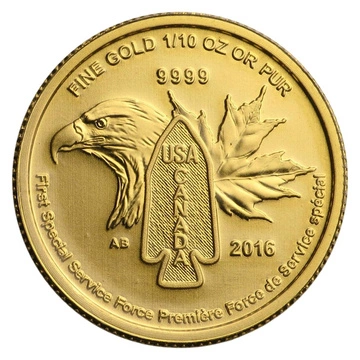 Special Service Force 1/10 uncji Złota 2016
