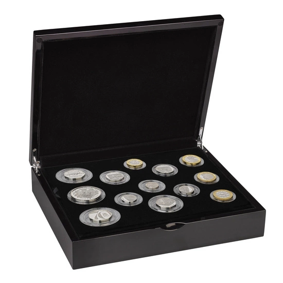 Zestaw 13 srebrnych monet Wielka Brytania 2022 Proof