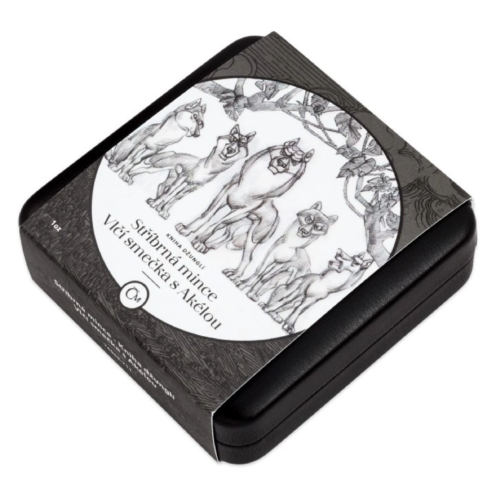 Niue: The Jungle Book - The Wolf Pack and Akela $1 Srebro 2022 Proof