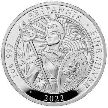 Britannia 1 uncja Srebra 2022 Proof