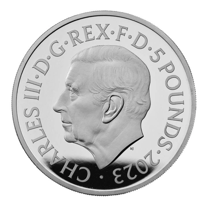 Zestaw 5 monet Wielka Brytania Miedzionikiel 2023 Proof Commemorative Coin