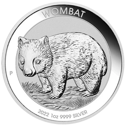 Australijski Wombat 1 uncja Srebra 2022