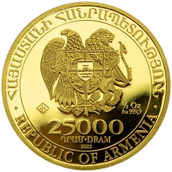 Arka Noego 1/2 uncji Złota 2022