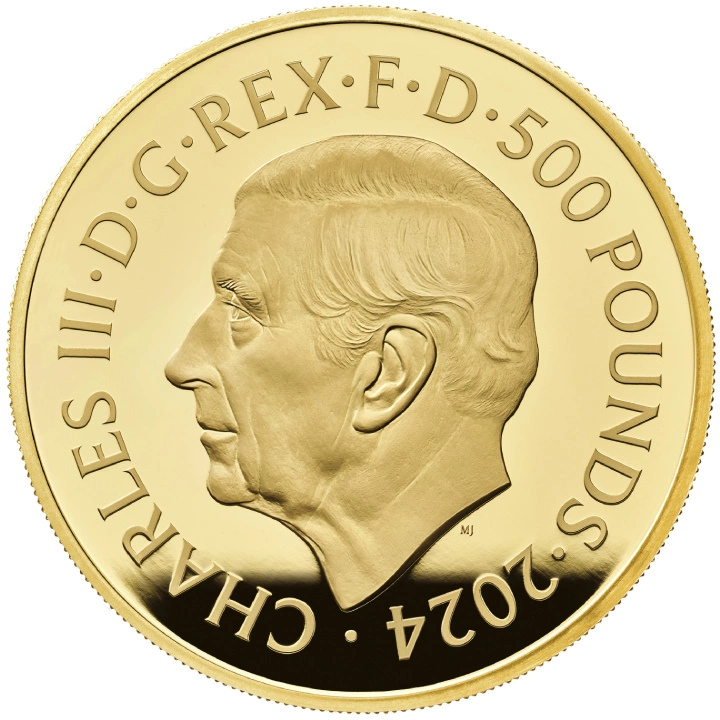 Royal Mint Lunar: Rok Smoka 5 uncji Złota 2024 Proof