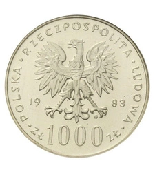 1000 zł Jan Paweł II 1982-1983