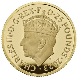 The Coronation of His Majesty King Charles III 1/4 uncji Złota 2023 Proof