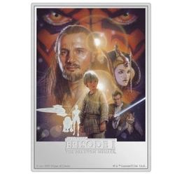 Niue: Star Wars - The Phantom Menace kolorowany 5 uncji Srebra 2024 Proof