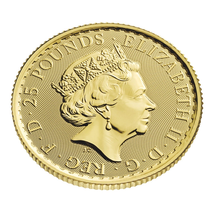 Britannia - Queen Elizabeth II 1/4 uncji Złota 2023