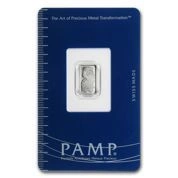 1 gram Sztabka Platyny Pamp