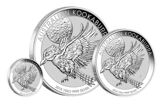 Kookaburra 1 uncja Srebra 2018
