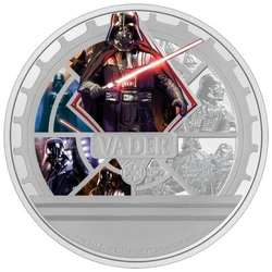 Niue: Star Wars - Darth Vader kolorowany 3 uncje Srebra 2023 Proof