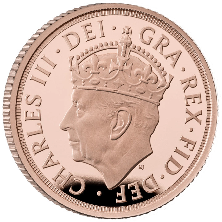 Wielka Brytania: The Coronation of His Majesty King Charles Sovereign Zestaw 3 monet 2023 Proof