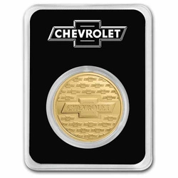 Chevrolet Genuine Parts Logo (1934-1940) 1 uncja Złota Certipack 