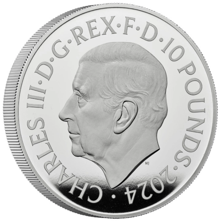 The Royal Tudor Beasts: The Seymour Unicorn 10 uncji Srebra 2024 Proof