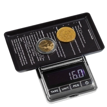Leuchtturm - Cyfrowa waga do monet LIBRA. Zakres pomiaru: 0,1-500 g