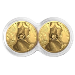 Big Five II: Zestaw Rhino 2 x 1/4 uncji Złota 2022 Proof