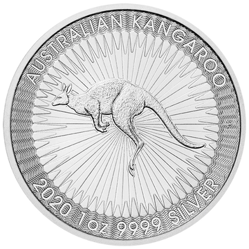 Australijski Kangur 1 uncja Srebra 2020