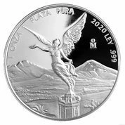 Mexican Libertad 1 uncja Srebra 2020 Proof