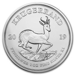 Krugerrand 1 Uncja Srebra 2019 MS 69 NGC First Releases