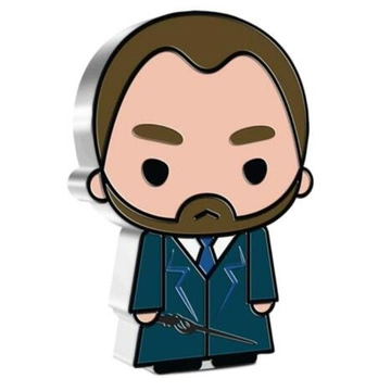 Niue: Fantastic Beasts - Dumbledore Chibi Coin kolorowany 1 uncja Srebra 2021 Proof