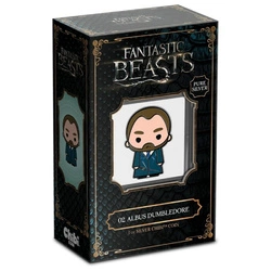 Niue: Fantastic Beasts - Dumbledore Chibi Coin kolorowany 1 uncja Srebra 2021 Proof