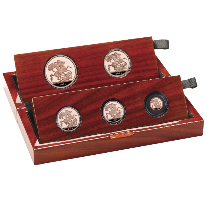 Wielka Brytania: Zestaw 5 monet Suweren 2024 Proof