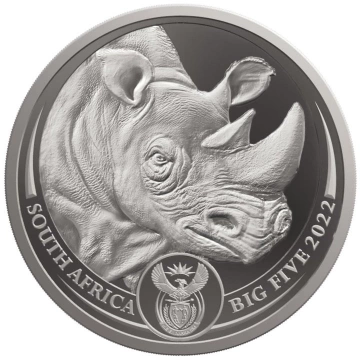 Big Five II: Rhino 1 uncja Platyny 2022 Proof