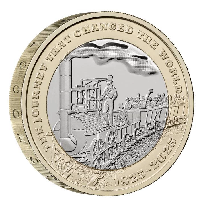 200 Years of the Modern Railway £2 Miedzionikiel