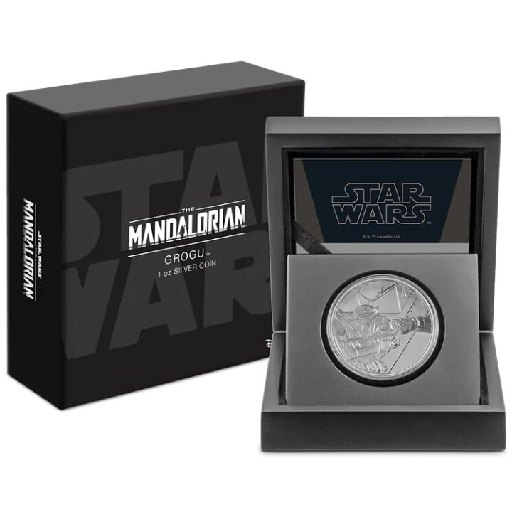 Niue: Star Wars The Mandalorian – Grogu 1 uncja Srebra 2022 Proof