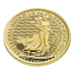 Britannia - Queen Elizabeth II 1/2 uncji Złota 2023