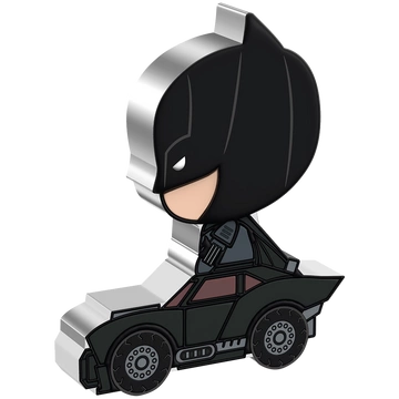 Niue: The Batman - Batman Day Chibi Coin kolorowany 1 uncja Srebra 2022 Proof