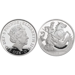 Zestaw 14 srebrnych monet Wielka Brytania 2018 Proof