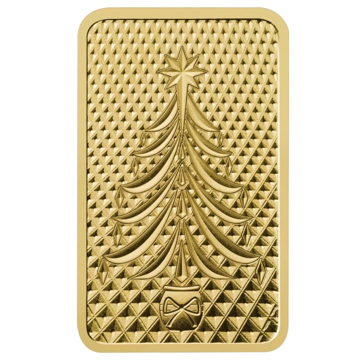 Sztabka Christmas Tree 1 gram Złota