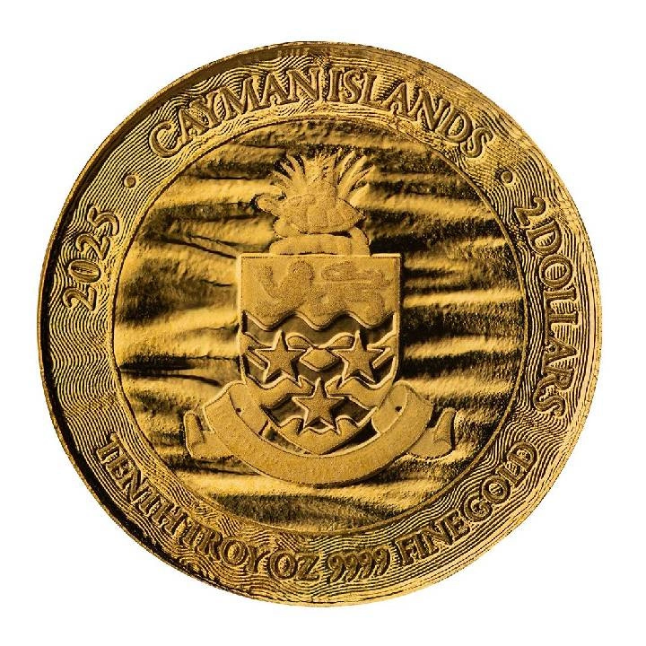 Cayman Islands: Marlin 1/10 uncji Złota 2025