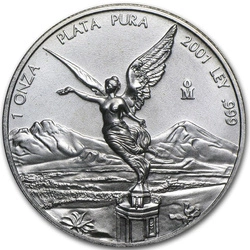 Mexican Libertad 1 uncja Srebra 2001
