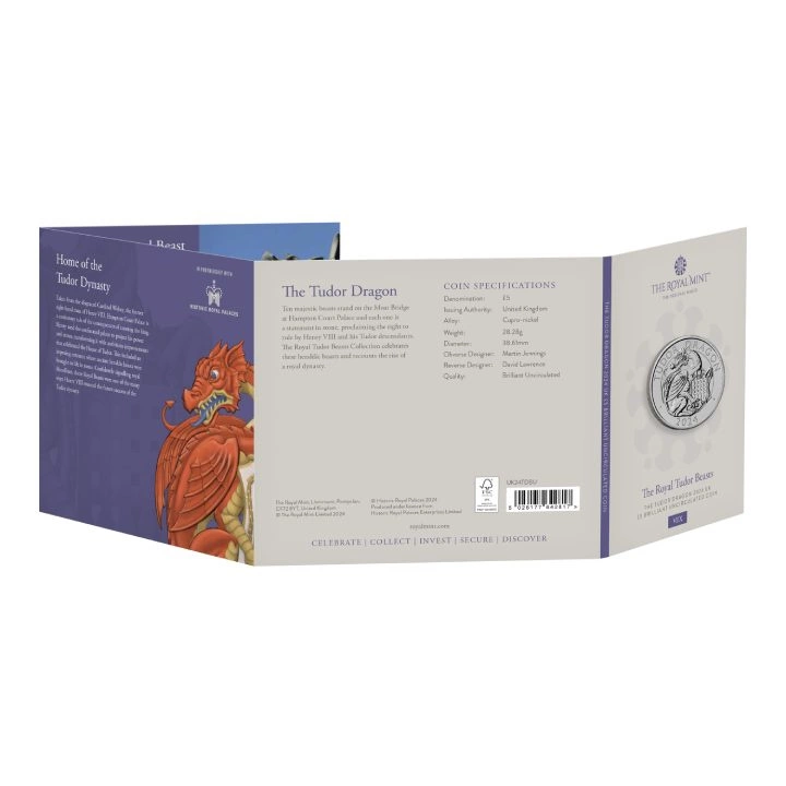 The Royal Tudor Beasts: The Tudor Dragon Miedzionikiel 2024