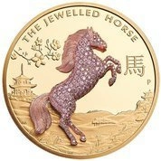 Diamentowy Koń 10 uncji Złota 2021 Proof