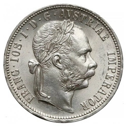 Austria: 1 Floren Franciszek Józef Srebrna Moneta Różne Roczniki