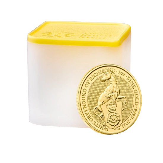 Bestie Królowej: Biały Chart z Richmond 1 uncja Złota 2021