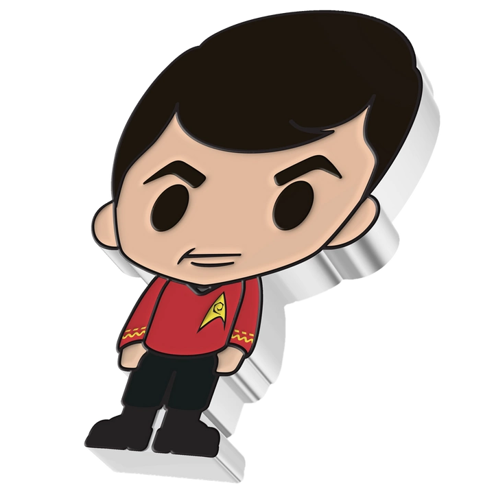 Niue: Star Trek - Montgomery Scott Chibi Coin kolorowany 1 uncja Srebra 2022 Proof