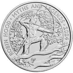 Myths & Legends: Robin Hood £5 Miedzionikiel 2024