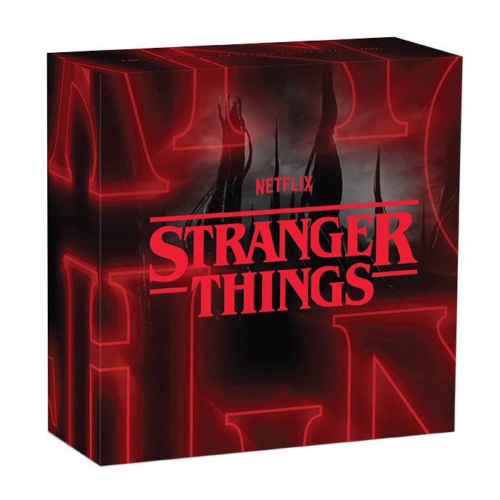 Stranger Things - Villains kolorowany 2 uncje Srebra 2026 Antiqued Coin