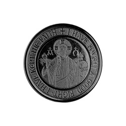 Samoa: Alpha & Omega 1/2 uncji Srebra 2021 Black Rhodium Proof