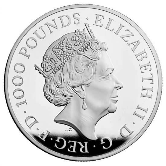 The Royal Tudor Beasts: Seymour Panther 2000 gramów Srebra 2022 Proof