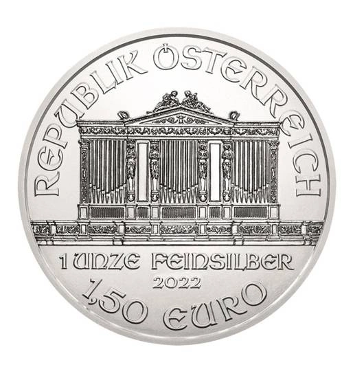 Wiedeński Filharmonik 1 uncja Srebra 2022