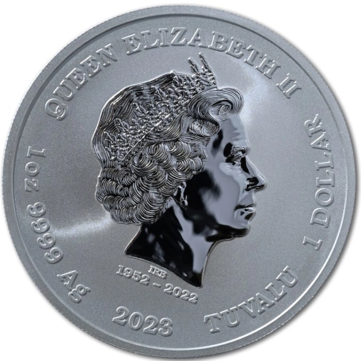 Tuvalu: Bogowie Olimpu - Artemida 1 uncja Srebra 2023