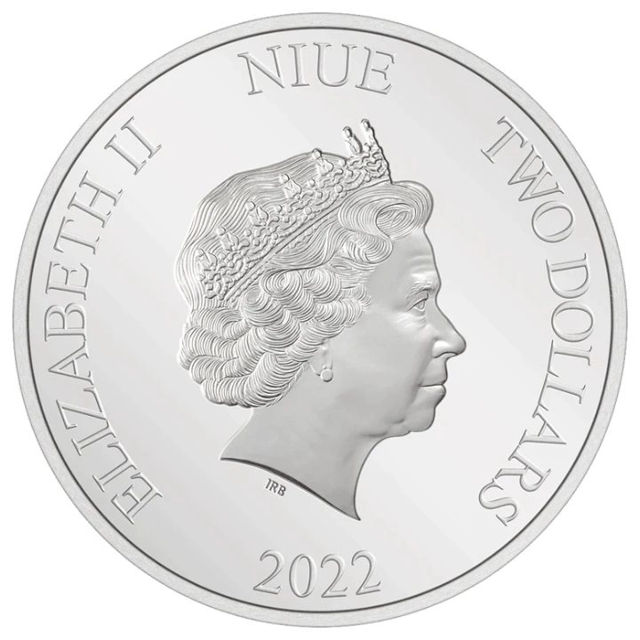 Niue: Transformers - Bumblebee kolorowany 1 uncja Srebra 2022 Proof